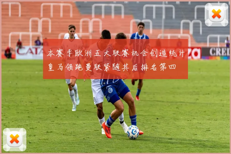 本赛季欧洲五大联赛机会创造统计皇马领跑曼联紧随其后排名第四