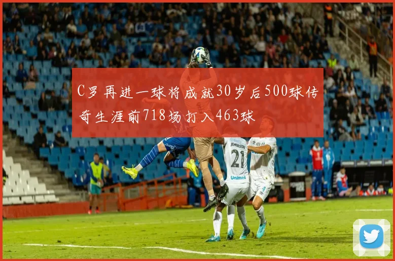 C罗再进一球将成就30岁后500球传奇生涯前718场打入463球